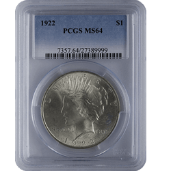 Rpeace$Pcgs64 Standard